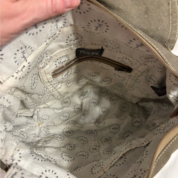 Myra Bag Canvas Leather Crossbody Messenger Vintage Military Style - Picture 6 of 7